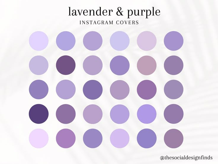 lavender and purple instagram covers