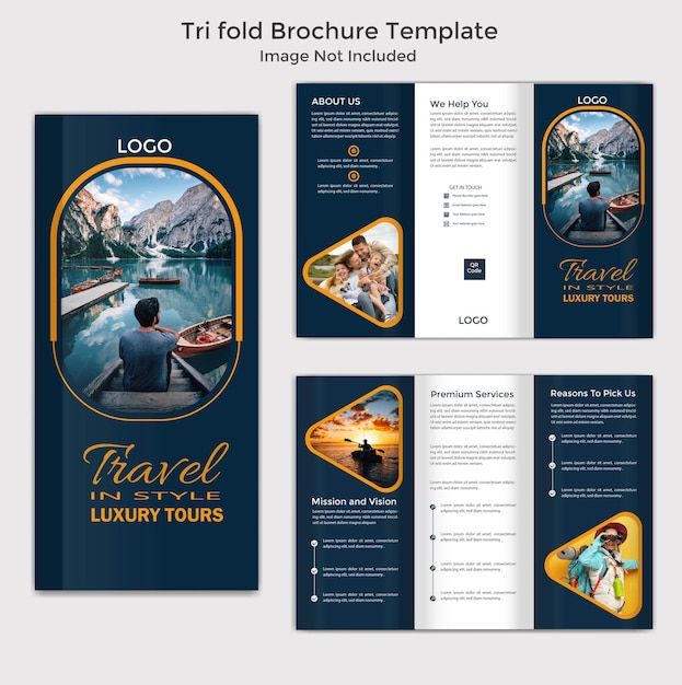 the brochure is designed for travel agencies