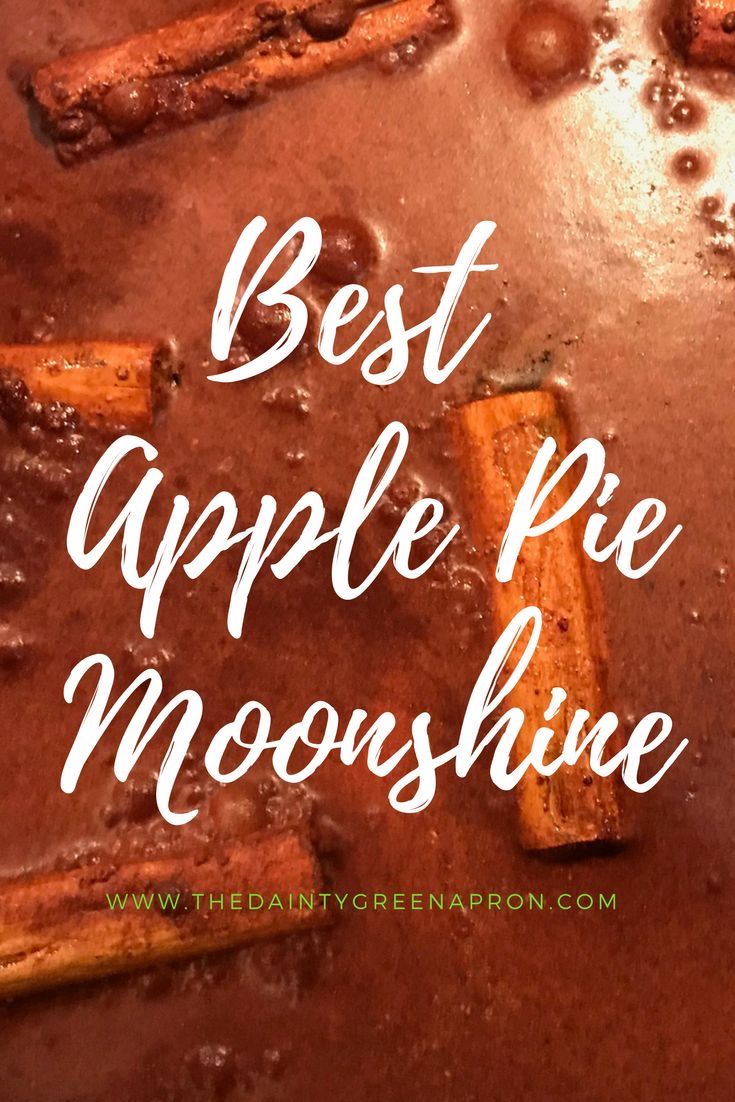 the best apple pie mousshine recipe is made with apples, cinnamons and pecans