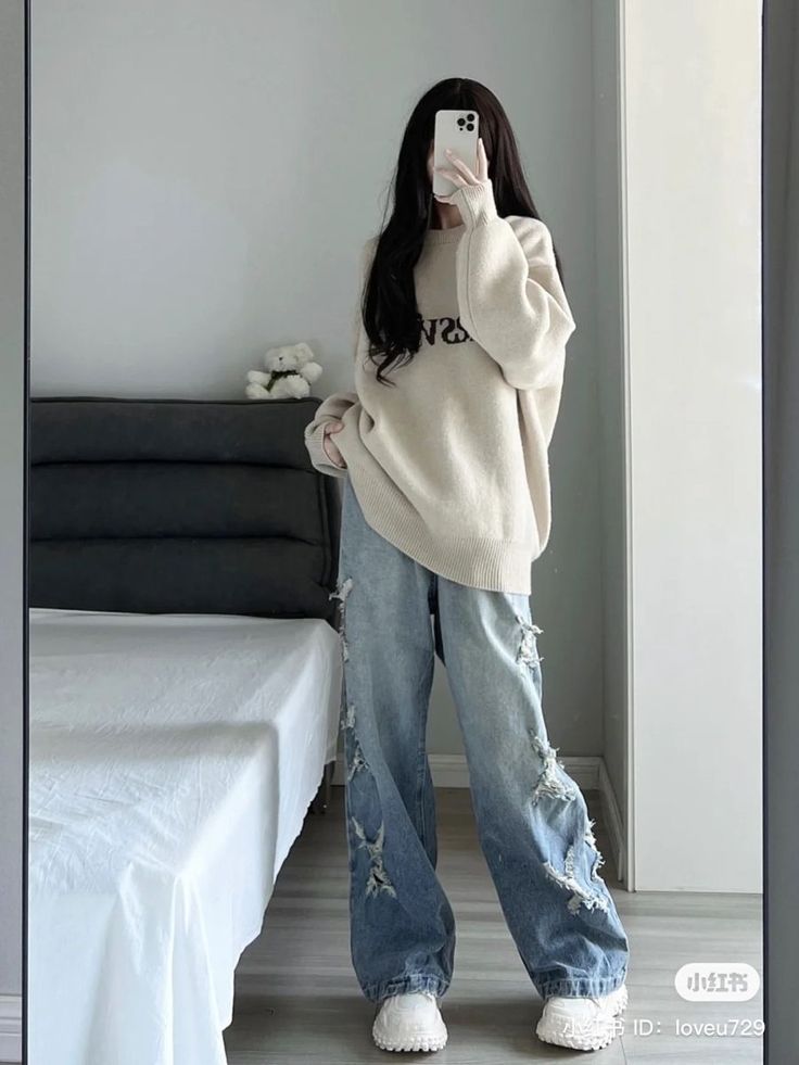 acubi fashion, acubi club, asian, korean fashion, grunge, gray, black, cheegu, aesthetic (credits to the owner) Korean Clothing Brands, Pakaian Hipster, Korean Outfit Street Styles, Korean Casual Outfits, Asian Outfits, Baggy Pants, Kpop Fashion Outfits, Korean Street Fashion, Kpop Outfits