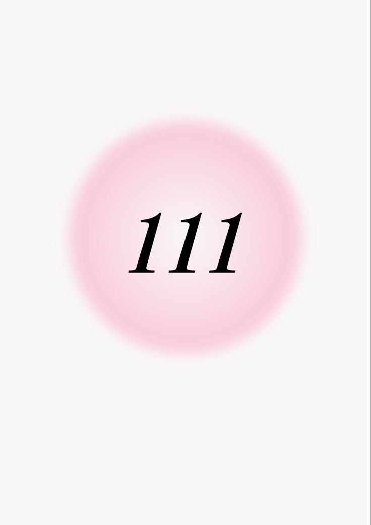 a pink circle with the number 11 on it