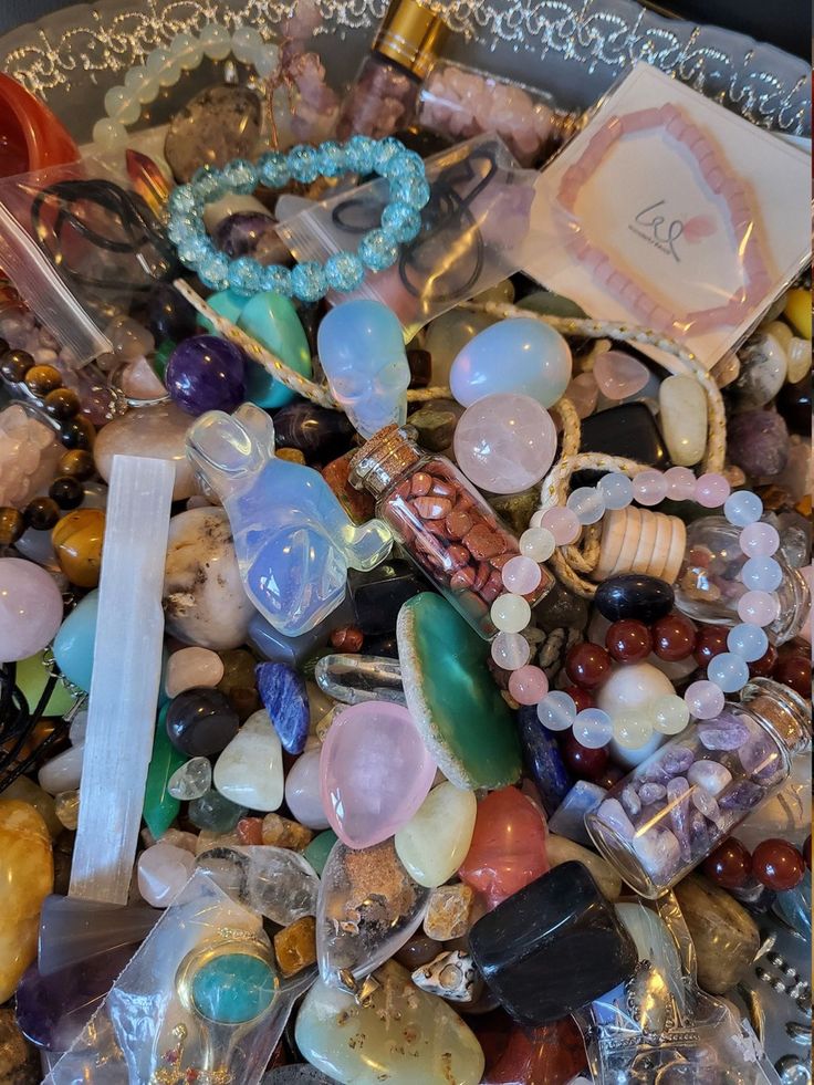 Mystery Scoop, Candy Perfume, Tumble Stones, Crystal Pen, Crystal Vibes, Agate Slices, Crystal Aesthetic, Lucky Stone, Not Me