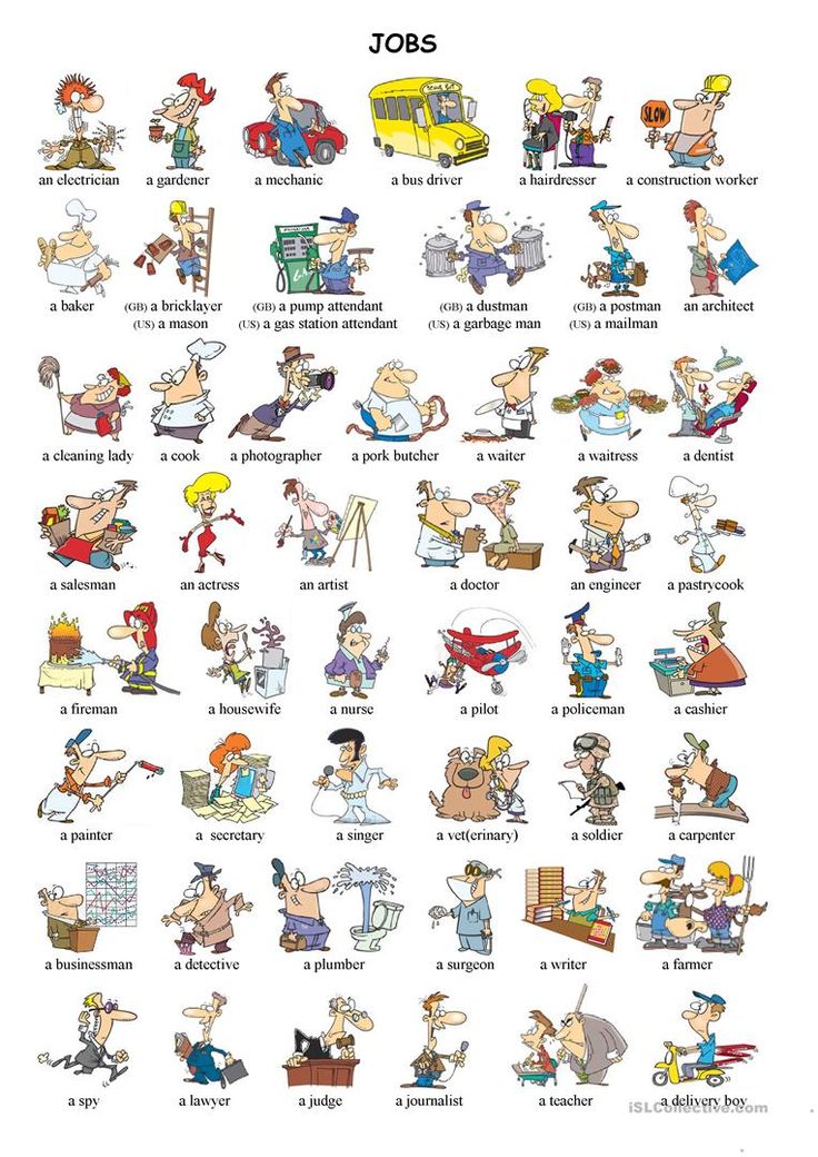 an image of different types of jobs