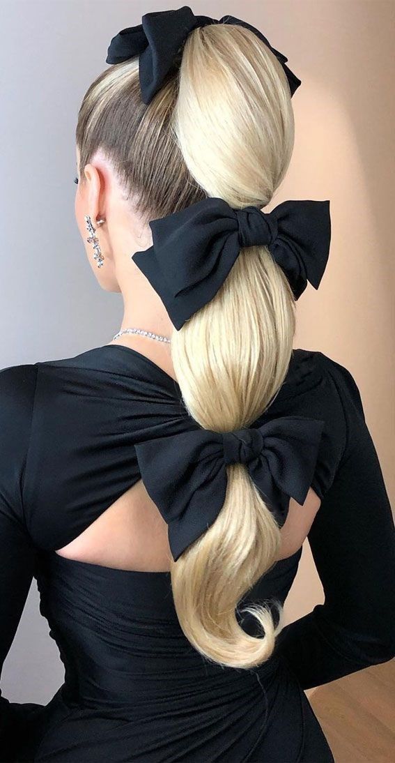 High Ponytail Hairstyles, Bubble Ponytail, Hairstyle Look, Long Blonde, High Ponytails, Homecoming Makeup, Hair Dos, Ponytail Hairstyles, Pretty Hairstyles