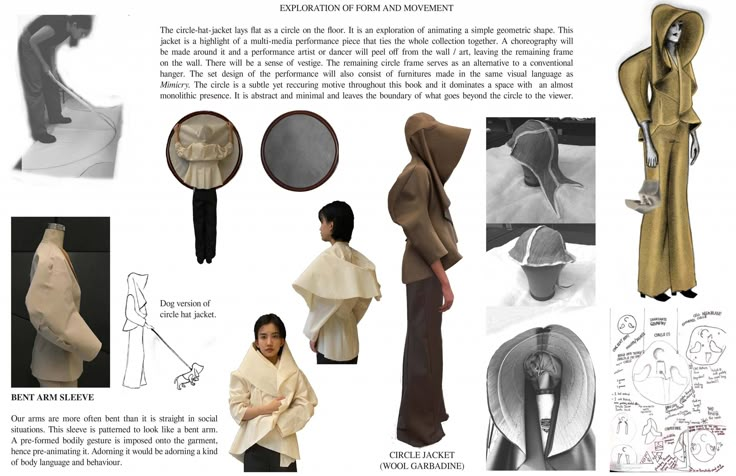 an article in the fashion book shows different types of clothing and accessories that are being displayed