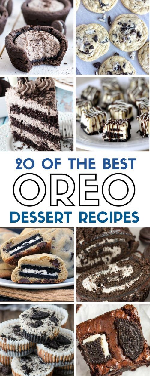 20 of the best oreo dessert recipes for cookies, pies and cupcakes