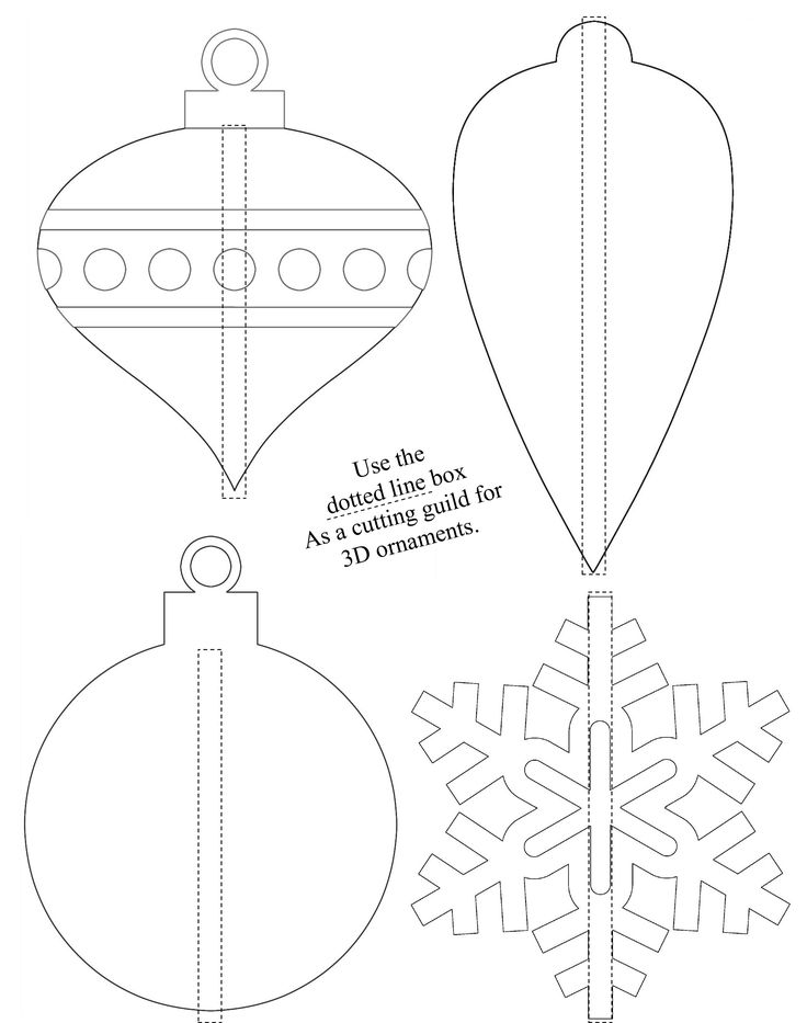 an ornament and snowflake cut out to make it look like christmas ornaments