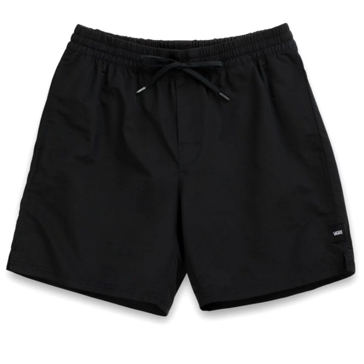 Nwt Vans Primary Volley Ii 17" Men's Board Shorts In Black. The Primary Volley Ii Is A Cotton Nylon Volley Short With Polyester Mesh Lining. The Elastic Waist Offers A Comfortable Fit, And The Solid Colorway Provides Classic Appeal That Never Goes Out Of Style. This Traditional Volley Short Also Features Side Entry Hand Pockets, A Back Welt Pocket With A Zip Closure, A Side Vent At The Hem, And A Woven Label At The Side Seam. Shell: 60% Cotton, 40% Nylon Lining: 100% Polyester Mesh Elastic Waist Men’s Shorts, Short Png, Black Basketball Shorts, Shorts Mockup, Board Shorts Men's, Black Sweat Shorts, Outfit Shuffles, Sweat Shorts Men, Guys Fashion Casual