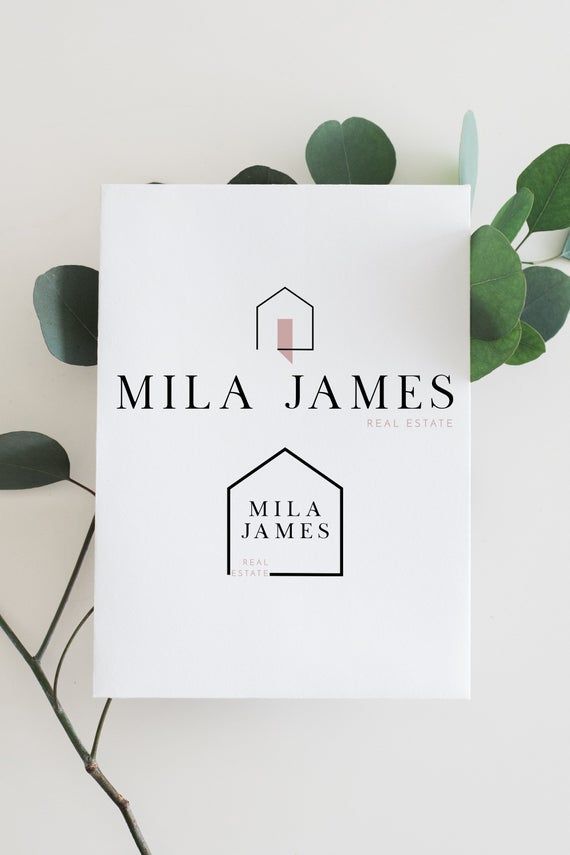 the logo for milla james's is displayed on top of a white card