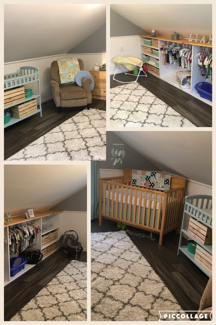 there are pictures of the baby's room in this house