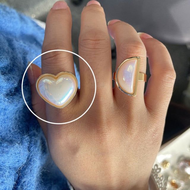 Big Imitation Pearls Gold Color Metal Hollow Exaggeration Design Finger Advanced sense Rings for Women Girls Party GiftModel Number:4000314491122 Hollow Ring, Womens Dress Suits, Girls Party, Womens Glasses, Women Set, Mens Glasses, Glasses Accessories, Rings For Women, Socks Women