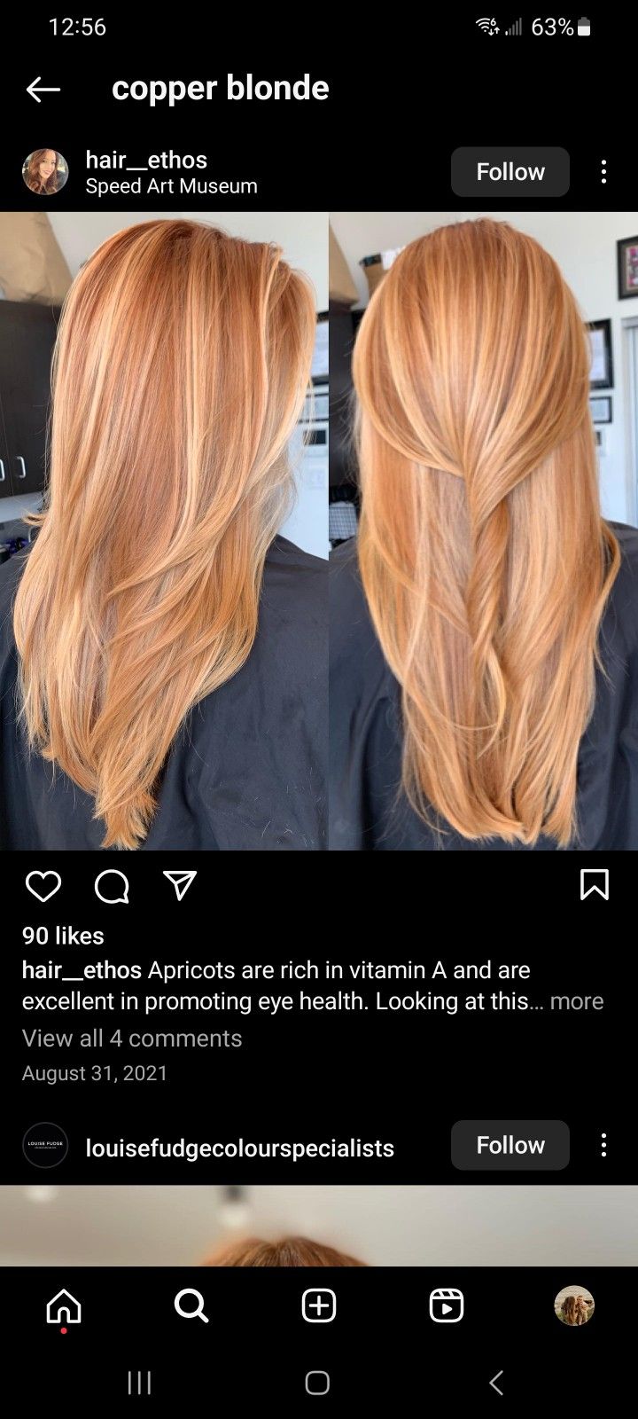 Brown Lowlights In Red Hair, Light Ginger Blonde Highlights, Light Ginger Hair With Highlights, Ginger Blonde Balayage Copper Hair, Red Hair Strawberry Blonde Highlights, Blonde Balayage On Copper Hair, Copper And Ash Blonde Hair, Copper And Blonde Hair Highlights, Red Hair With Honey Highlights