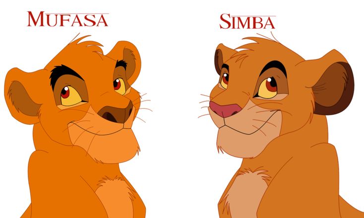 the lion king simba and mufasa