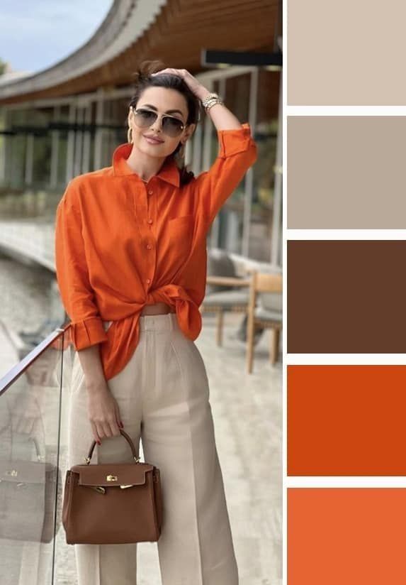 Autumn Color Palette Fashion, Colour Combinations Fashion, Mix Match Outfits, Color Combos Outfit, Luxury Photography, Best Winter Outfits, Color Blocking Outfits, Color Combinations For Clothes, Orange Outfit