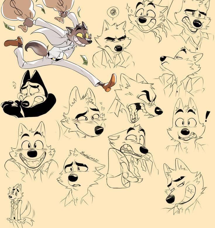 an image of cartoon characters with various expressions and expressions on their faces, including the character's head