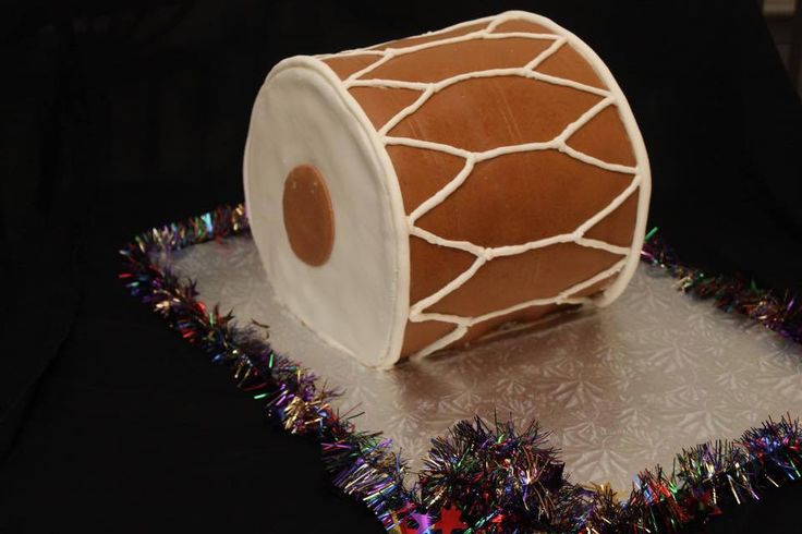 a cake made to look like a roll of toilet paper