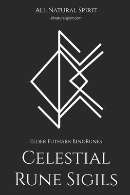 the cover for celestial rune sigils, with an image of two intersecting lines