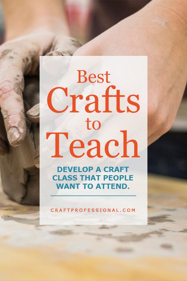 a person is making clay with the words best crafts to teach