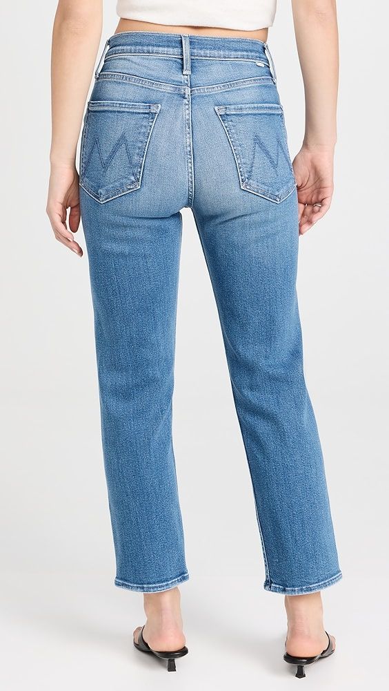 MOTHER The Tomcat Jeans | Shopbop Dark Wash Stretch Straight Bottoms, Classic Fitted Bottoms With Frayed Hem, Mid-rise Fitted Cropped Jeans For Everyday, Mid-rise Fitted Cropped Jeans, Casual Fitted Straight Leg Cropped Jeans, Fitted Straight Denim Pants, Fitted Medium Wash Jeans With Five Pockets, Trendy Fitted Bottoms With Straight Hem, Medium Wash Stretch Cropped Pants