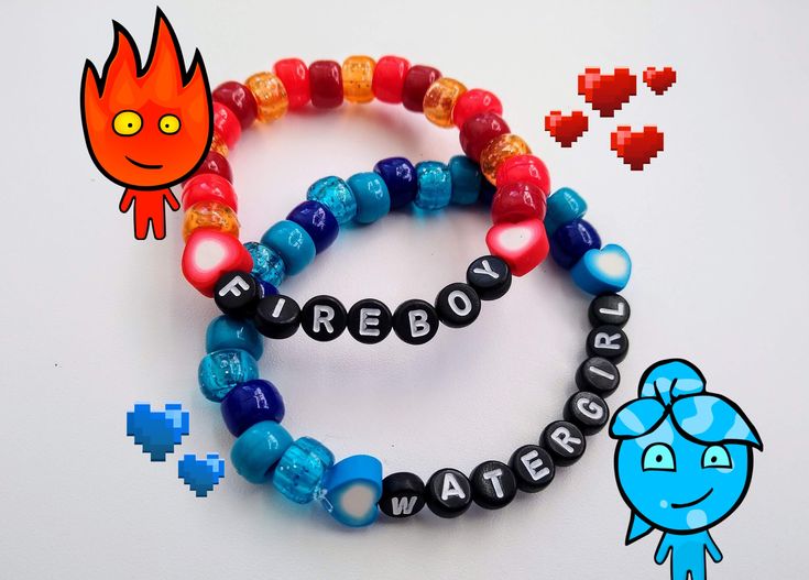 🌸Show love to a friend or partner with these cute matching kandi bracelets!  🌸Perfect a birthday/anniversary gift, or just for fun <3 🌸Includes two bracelets in the order, each with two charms 🌸Made with plastic beads and stretchy string for maximum comfort and flexibility 🌸In personalization you can include preferences for size or different colors/charms for your bracelets! 🌸FREE shipping and a 30 day return policy~ Friendship Matching Bracelets, Friendship Bracelets Pony Beads, Kandi Bracelets For Couples, Matching Couple Kandi Bracelets, Marvel Kandi Bracelets, Fun Beaded Bracelets, Matching Friend Bracelets, Couples Beaded Bracelets, Kandi Matching Bracelets