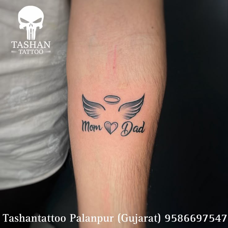 TashanTattoo
AshokTattooWala
S.4.5,Tirupati plaza
Opp. New bus stand
Near gd modi collage
Palanpur (gujrat)
9586697547
9687533310 Mum And Dad Tattoos Men, Mom Dad Tattoo Design For Men, Mom Dad Tattoo Design, Tattoo Mom Dad, Small Remembrance Tattoos, Mom And Dad Tattoo, Mum And Dad Tattoos, Mom Dad Tattoo, Mom Dad Tattoo Designs