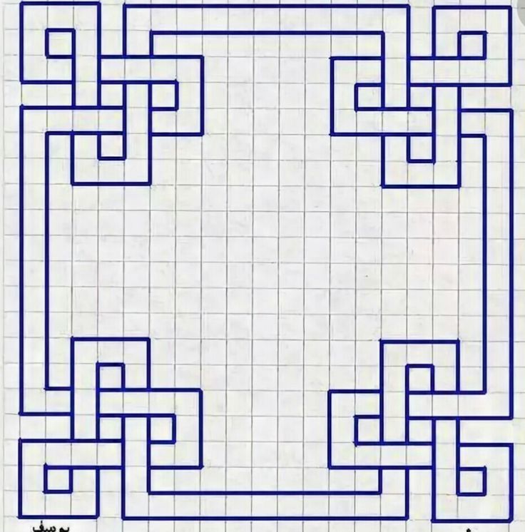 an image of a blue square maze