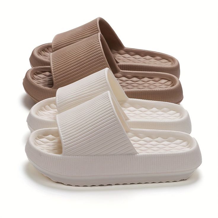 Material:EVAPatterned:Solid colorType:Slip-onAll-season:SummerPrinting Type:No PrintingItem ID:PH59219 Comfortable Flat Slip-ons For The Beach, Comfortable Slip-ons For Summer Vacation, Summer Beach Flat Slip-ons, White Slip-ons For Beach In Spring, Summer Beige Slippers With Cushioned Footbed, Beige Summer Slippers With Cushioned Footbed, Beige Slide Slippers For Summer, Closed Toe Beige Slides For Summer, Beige Closed Toe Slides For Summer