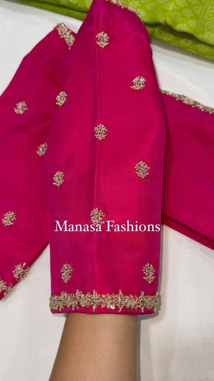 Simple Work Blouse Designs Latest, Latest Fancy Blouse Designs Patterns, Simple Work Blouse, Pink Blouse Designs, Netted Blouse Designs, Latest Bridal Blouse Designs, Blouse Designs Catalogue, Latest Blouse Designs Pattern, Traditional Blouse Designs