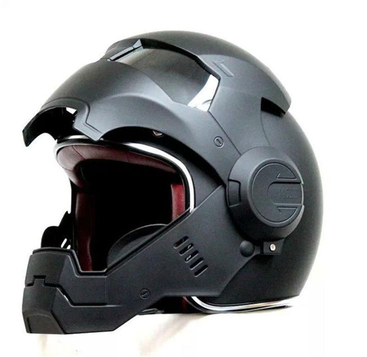 a black helmet is shown on a white background