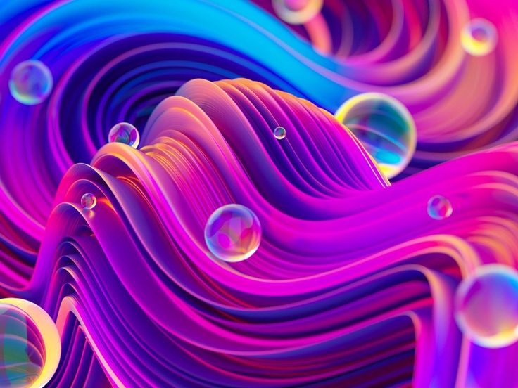 an abstract background with soap bubbles floating in the air and on top of each other