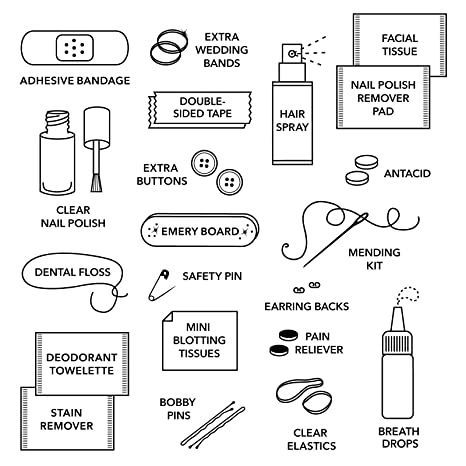 the instructions for sewing with scissors, needles and other items