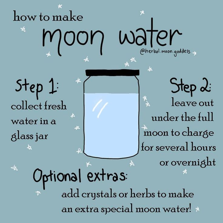 Have you ever made moon water? 🌕💦⠀ .⠀ Step 1: collect some fresh water into a glass jar. Rainwater is ideal but otherwise opt for the… Glume Harry Potter, Spells For Beginners, Magia Das Ervas, Moon Water, Wiccan Magic, New Moon Rituals, Witch Spirituality, Grimoire Book, Wiccan Witch