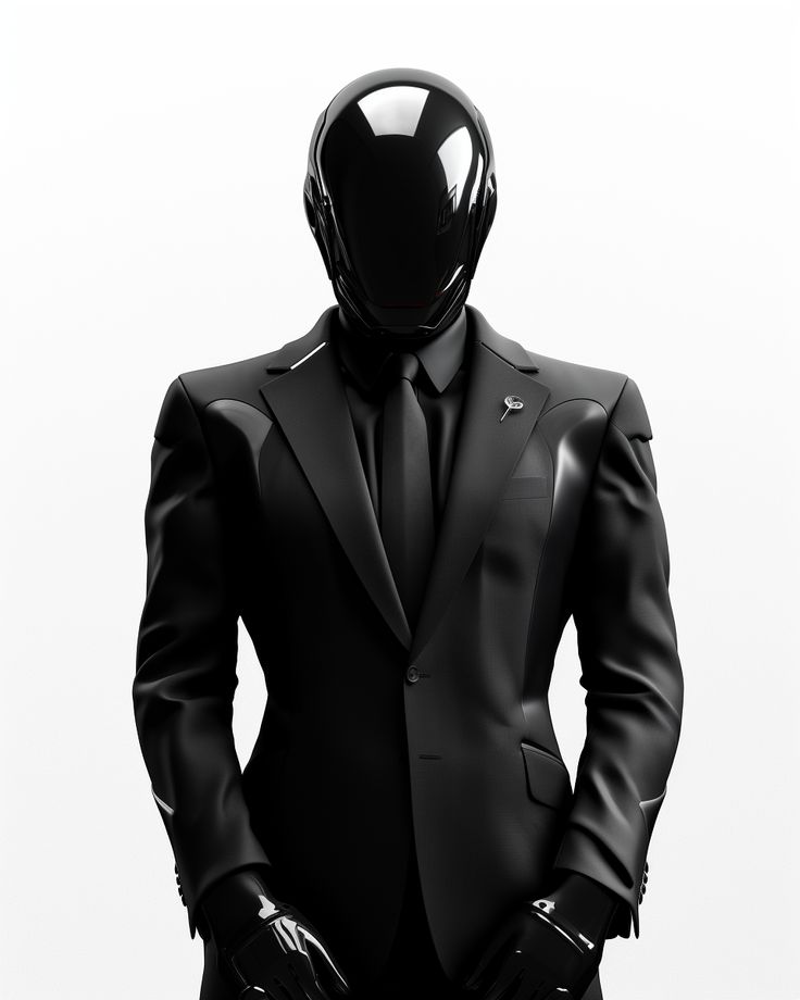 Robot In Suit And Tie, Cyberpunk Suit And Tie, Futuristic Tuxedo, Robot Outfit, Cyberpunk Suit, Robotic Suit, Futuristic Clothes, Robot Fashion, Futuristic Suit