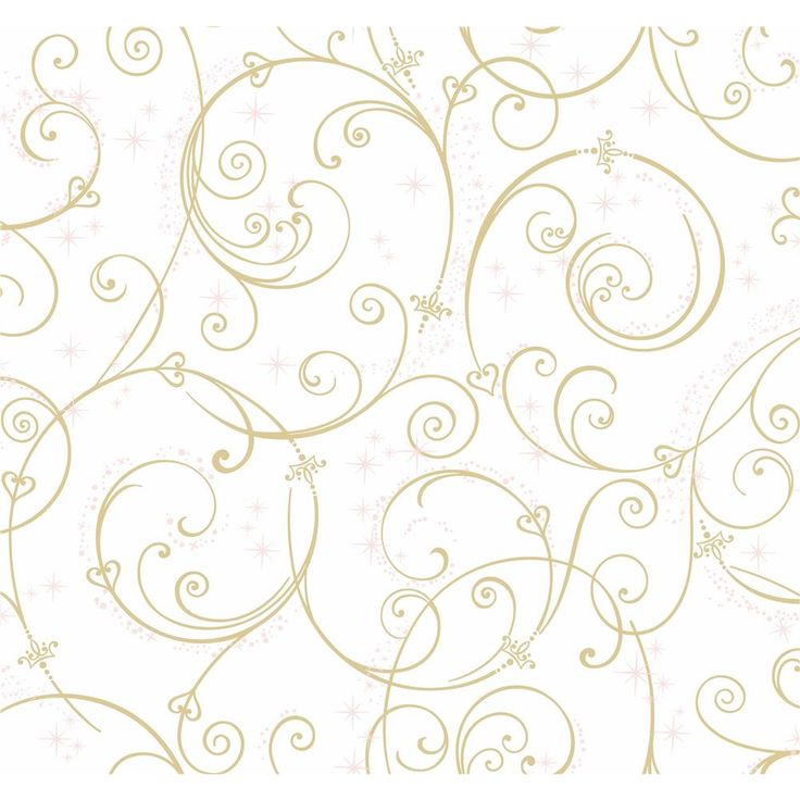 a white background with swirls and snowflakes