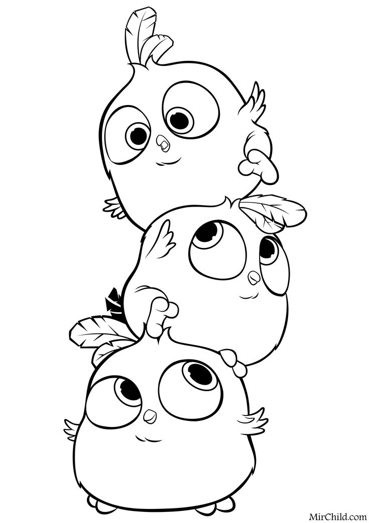 the angry birds coloring pages for kids to print out and color on their own walls