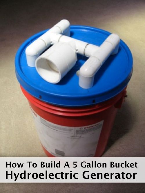 how to build a 5 gallon bucket for hydroeletric generator? - featured image