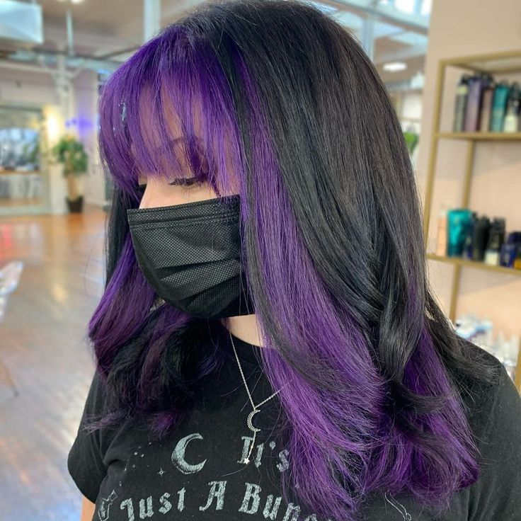 Dyed Bangs, Hair Color Underneath, Cute Hair Colors, Hair Color Streaks, Hair Streaks, Dyed Hair Inspiration, Hair Dye Ideas, Pretty Hair Color, Hair Stylies