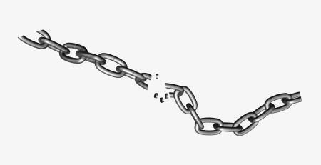 an image of a chain that is connected to each other