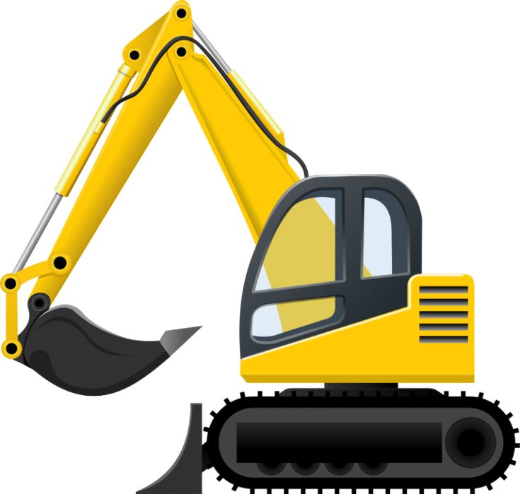 an excavator is shown in this image