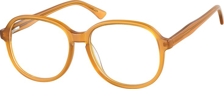 We collaborated with a true fashion icon for one of our chicest collections: Zenni x Cynthia Rowley Collection 2020. With a nod to 70s glam Poppy is an effortless way to elevate your everyday style. The wide aviator glasses are made with high-quality acetate that is hand-polished to a lustrous finish. It is available in two translucent color options: honey and petal. Spring hinges provide a comfortable wear. | Zenni Women's Experimental Aviator Prescription Eyeglasses Brown Plastic 70s Glasses Frames, Zenni Optical Glasses Woman, Glasses 70s, Chunky Glasses, Optical Glasses Women, Cute Prescription Glasses Zenni, 70s Glasses, Funky Glasses Zenni, Zenni Optical Glasses