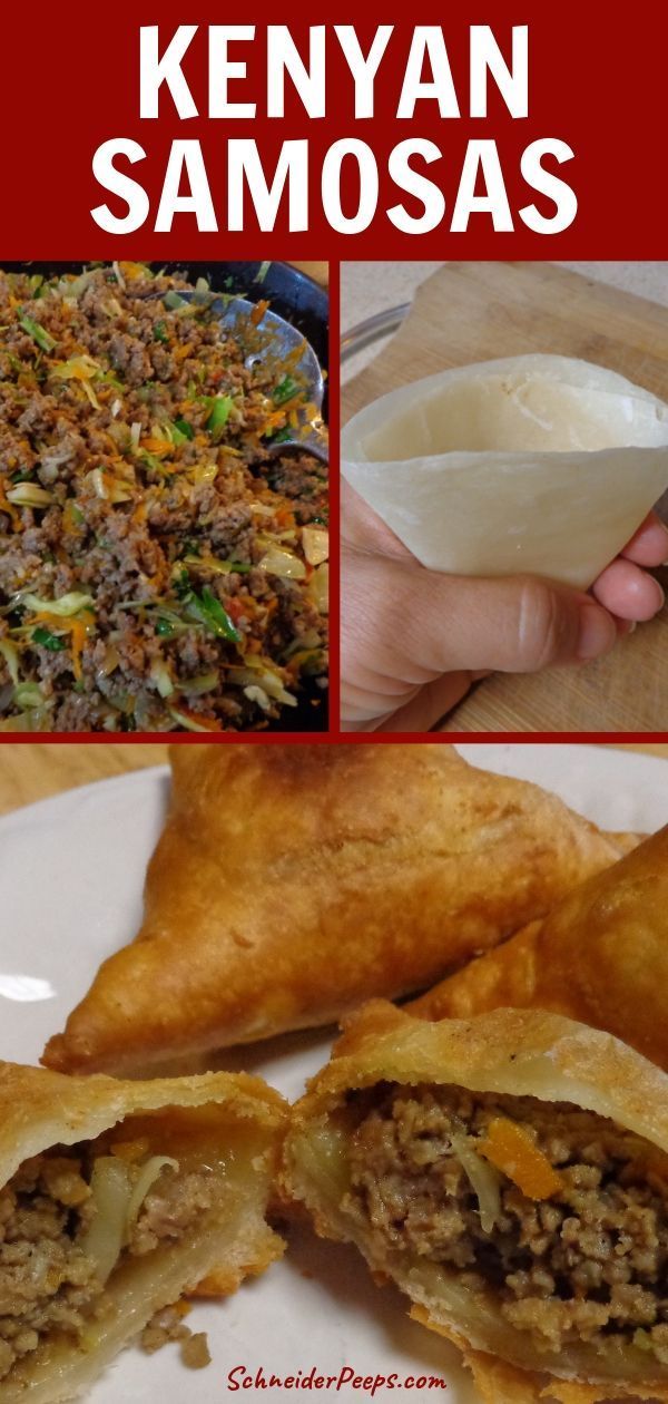 there are pictures of different food items on this plate and in the background is an egg roll