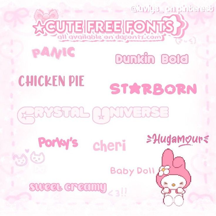 the menu for an anime restaurant with hello kitty and other characters in pink, white and black