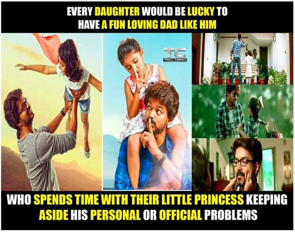 a collage of photos with the caption'every daughter would be lucky to have a fun loving dad like him who spend time with their little princess keeping aside his personal or special problems