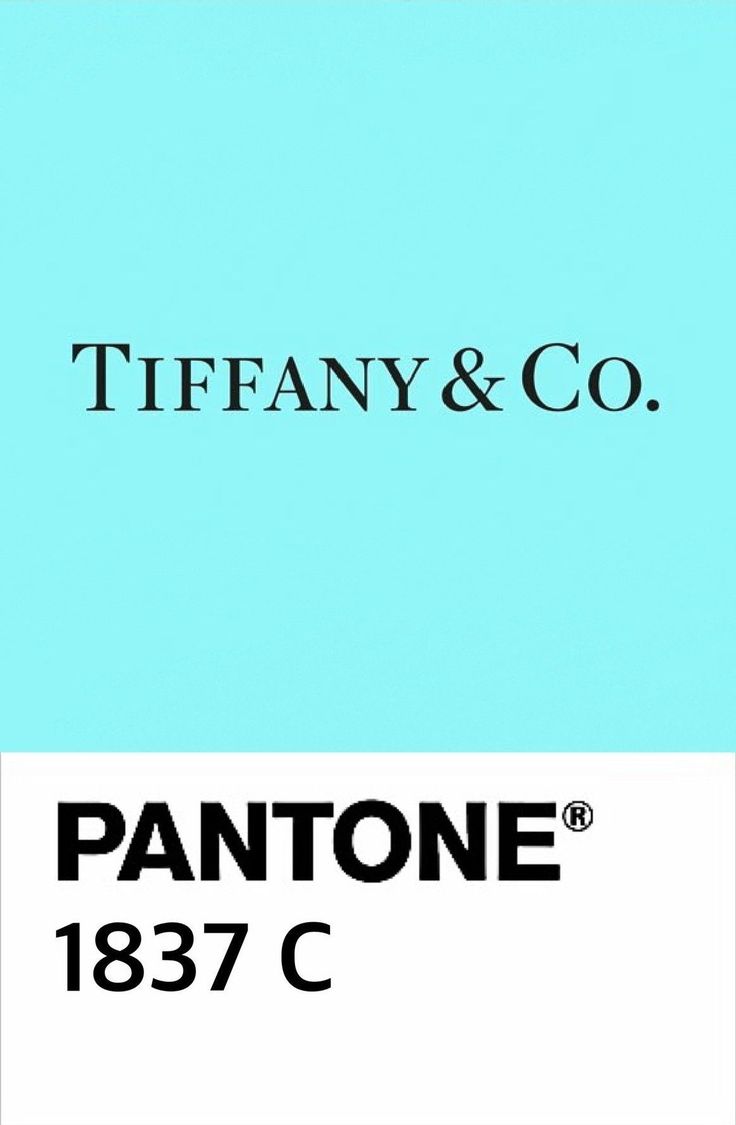 the tiffany & co logo is shown in black on a light blue background with white lettering