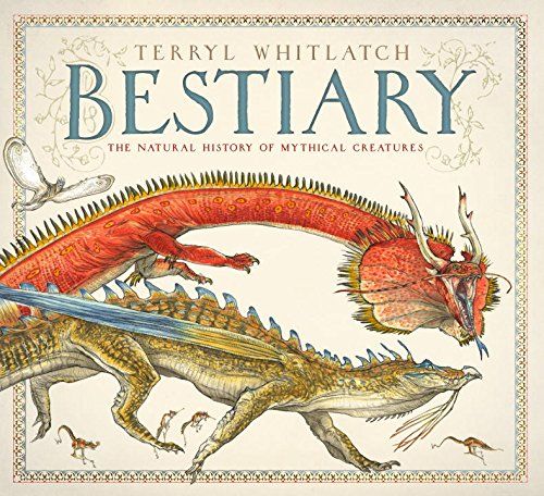 a book cover with an image of two dinosaurs and one dragon in the middle, on top