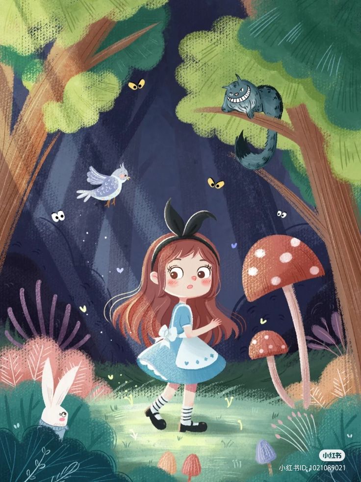 Fairytale Cartoon, Whimsical Illustration Children Books, Storybook Forest Illustration, Children Story Book Illustration, Children’s Book Cover Illustration, Child Books Illustration, Sleep Hacks, V Chibi, Childrens Book Cover