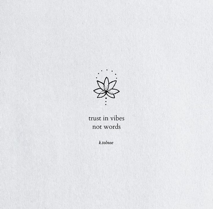 a white piece of paper with a quote on it that says trust in vibes not words