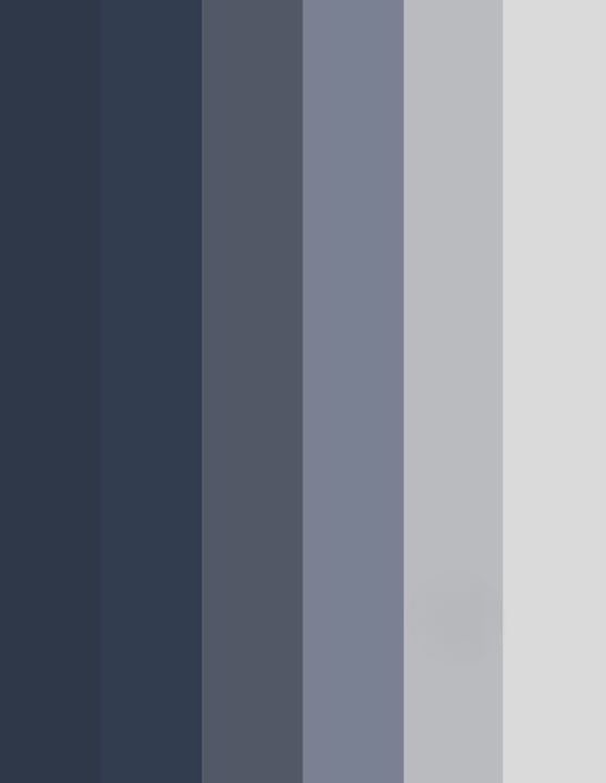 Blue Gray Color Palette Gray And Navy Bedroom Ideas, Dark Grey And Navy Living Room, Blue Grey Black Colour Palette, Navy Blue Color Palette Living Room, Dark Blue And Gray Living Room, Navy And Silver Living Room, Blue And Grey Palette, Navy And Grey Living Room Inspiration, Grey Blue Living Room Ideas