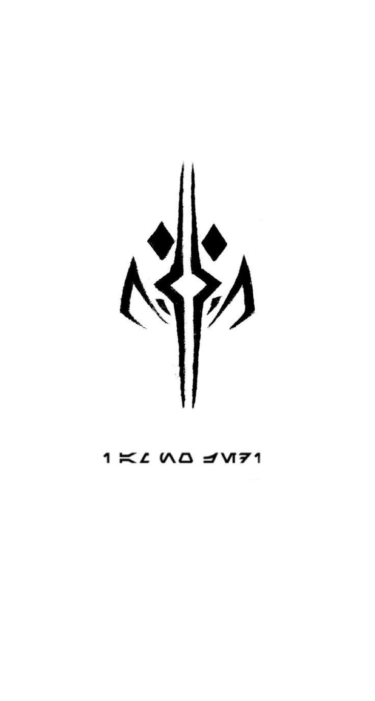 a black and white logo with the words tek no evil on it's side