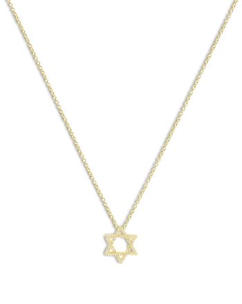 Meira T 14K Gold Diamond Star Of David Pendant Necklace, 18 Jewish Star Necklace, Jewish Star, Star Of David Pendant, Diamond Star, Star Of David, Star Necklace, Gold Diamond, Jewelry Accessories, Stars